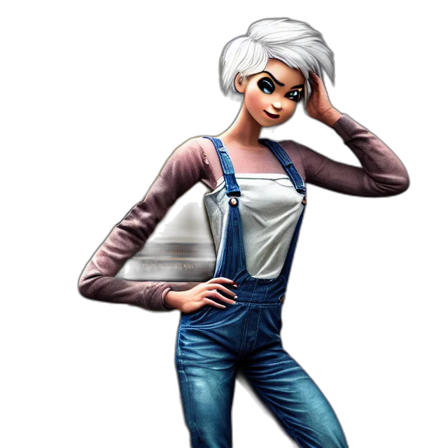 jacket, staff, concept art, cartoon transparent PNG cut-out