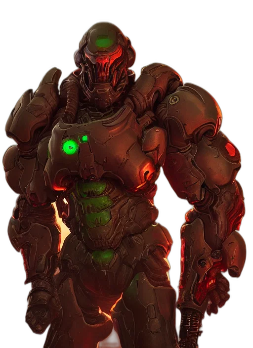 robot, concept art, comic book art, fantasy art transparent PNG cut-out