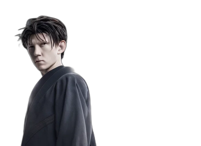 jacket, staff, photorealistic, concept art transparent PNG cut-out