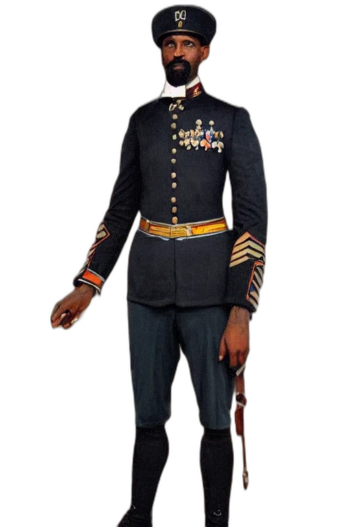 staff, jacket, hat, sword transparent PNG cut-out