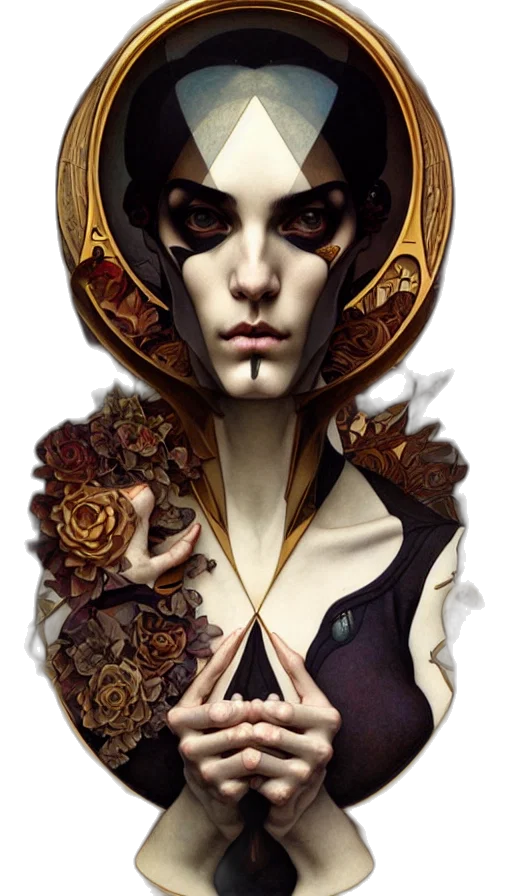 mask, face, jewelry, dress transparent PNG cut-out