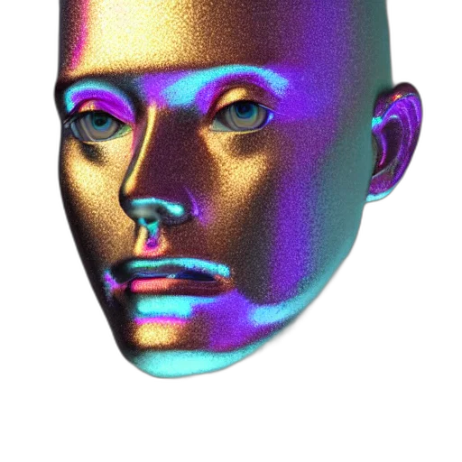mask, face, robot, crown transparent PNG cut-out