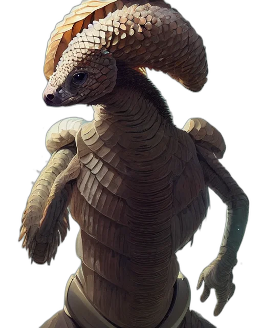 creature, dragon, animal, staff transparent PNG cut-out