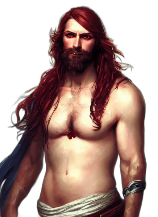 hair, fantasy art, concept art, photorealistic transparent PNG cut-out