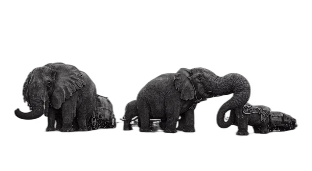 animal, 3d render, concept art, photo transparent PNG cut-out