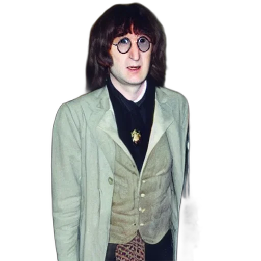 jacket, staff, face, creature transparent PNG cut-out