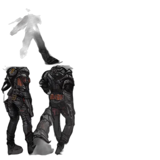 robot, jacket, creature, concept art transparent PNG cut-out