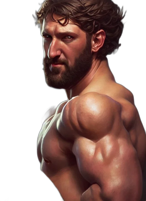 face, photorealistic, concept art, fantasy art transparent PNG cut-out