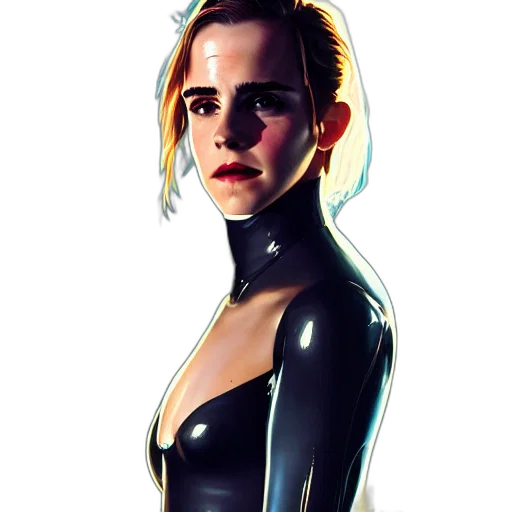 dress, jacket, face, robot transparent PNG cut-out