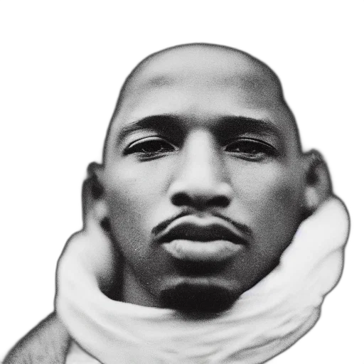 face, mask, jacket, photorealistic transparent PNG cut-out