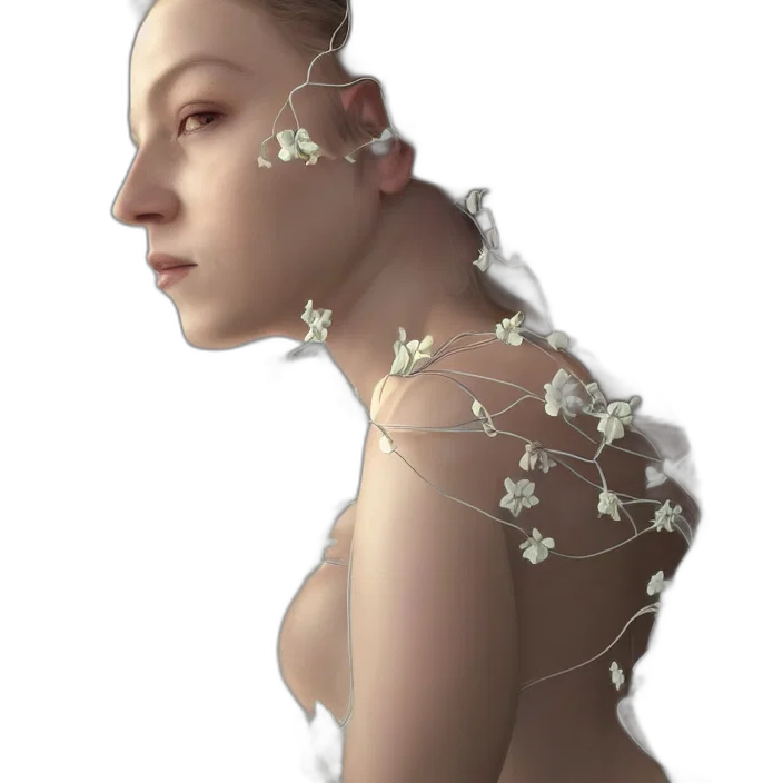 dress, crown, flower, jewelry transparent PNG cut-out