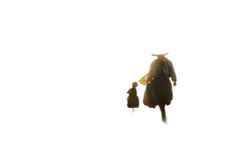 hat, creature, animal, staff transparent PNG cut-out