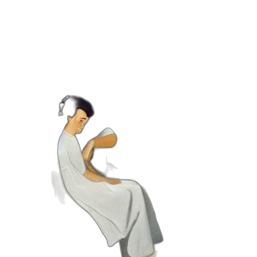 dress, staff, creature, mask transparent PNG cut-out