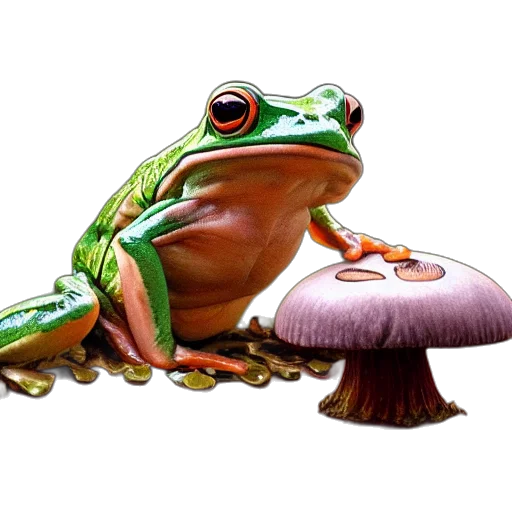 animal, creature, hat, staff transparent PNG cut-out