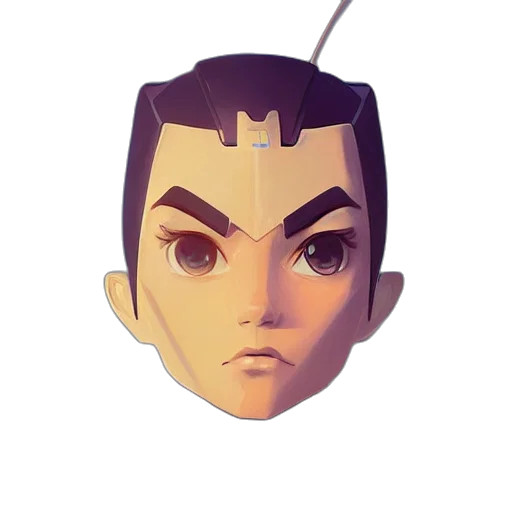 mask, face, robot, crown transparent PNG cut-out
