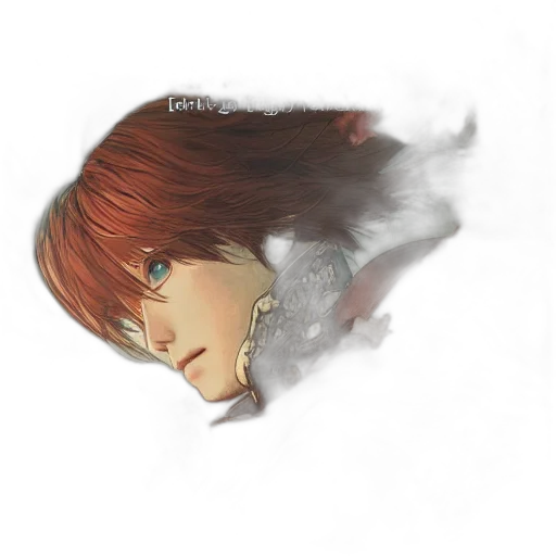 face, mask, hair, jacket transparent PNG cut-out