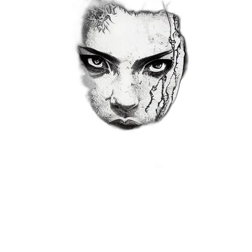 face, mask, creature, jewelry transparent PNG cut-out