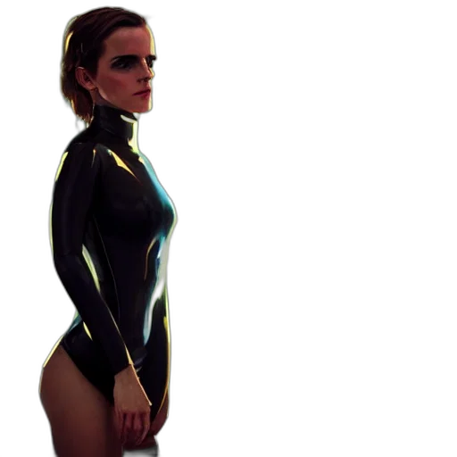 jacket, dress, robot, staff transparent PNG cut-out