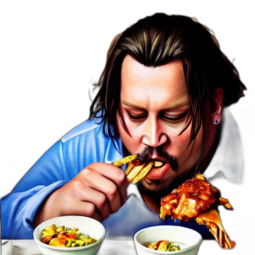 food, photorealistic, concept art, cartoon transparent PNG cut-out