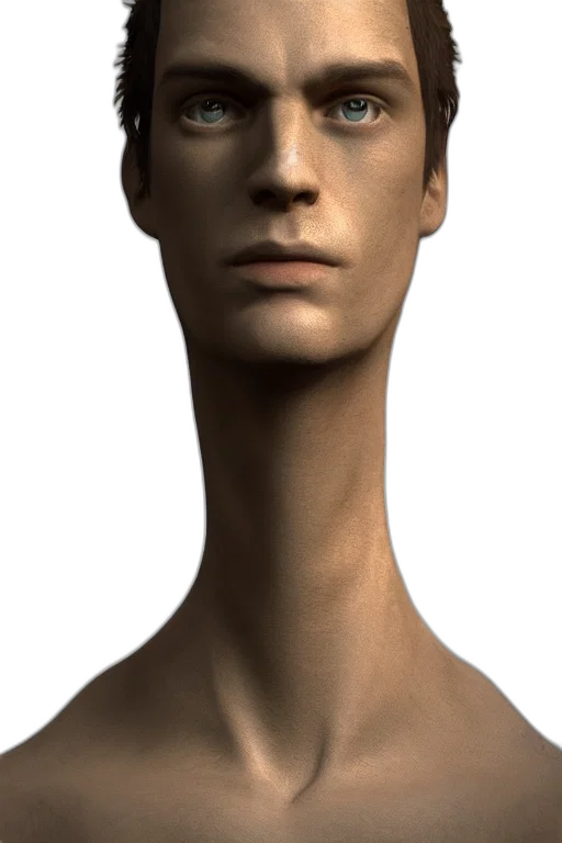 face, mask, robot, hair transparent PNG cut-out