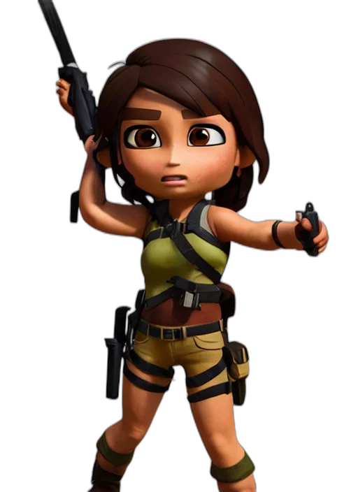 weapon, concept art, 3d render, cartoon transparent PNG cut-out
