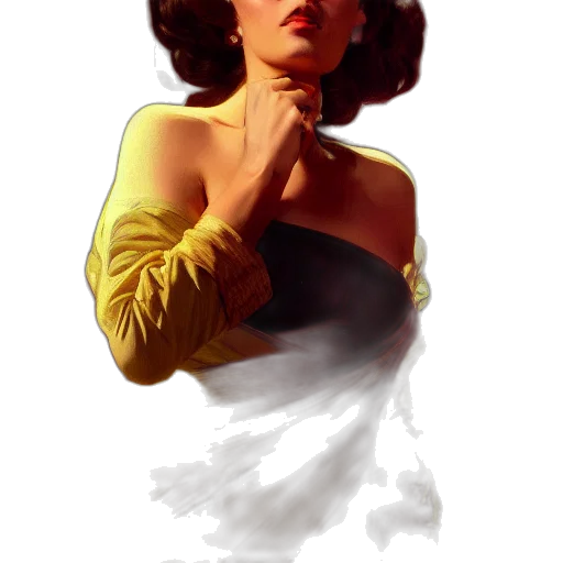 dress, concept art, photorealistic, comic book art transparent PNG cut-out