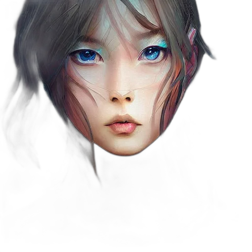 face, mask, robot, creature transparent PNG cut-out
