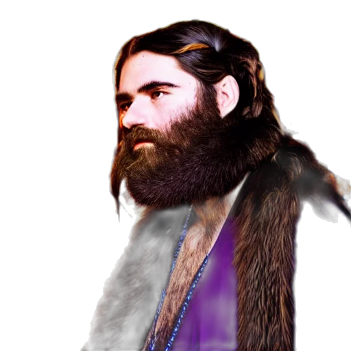 hair, staff, creature, fantasy art transparent PNG cut-out