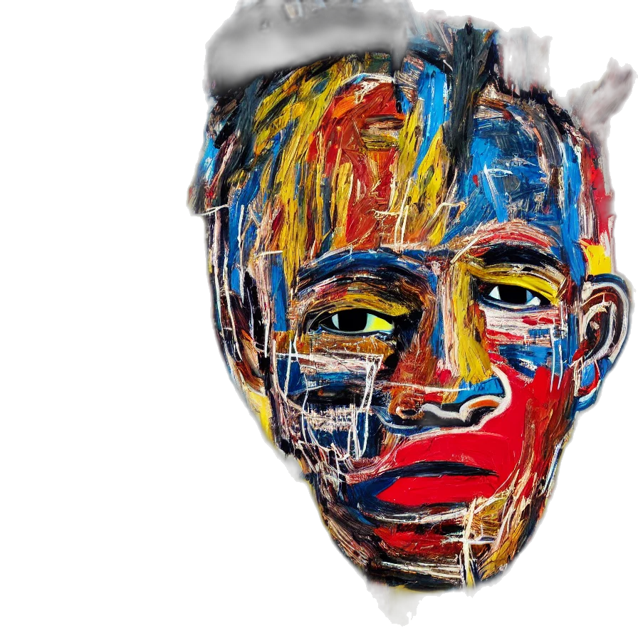 mask, face, jacket, photorealistic transparent PNG cut-out
