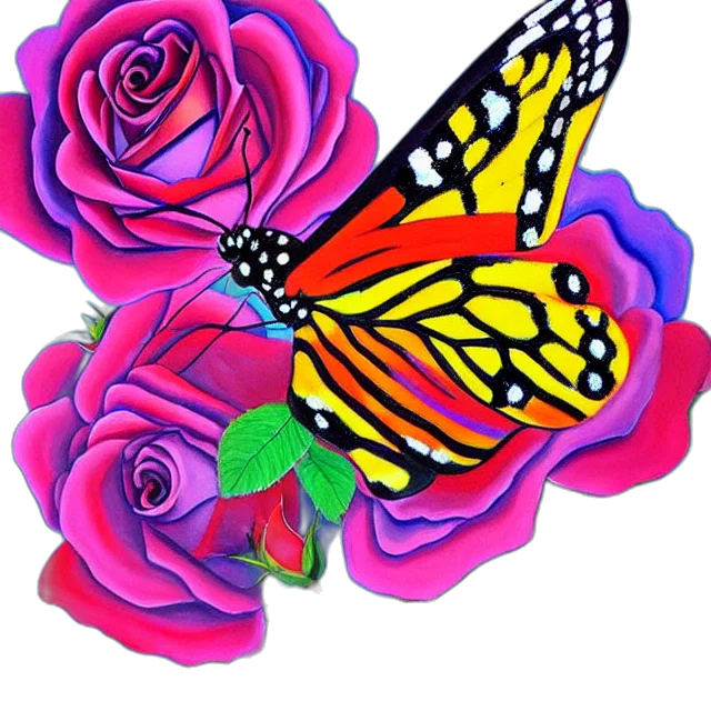 flower, jewelry, photorealistic, watercolor transparent PNG cut-out