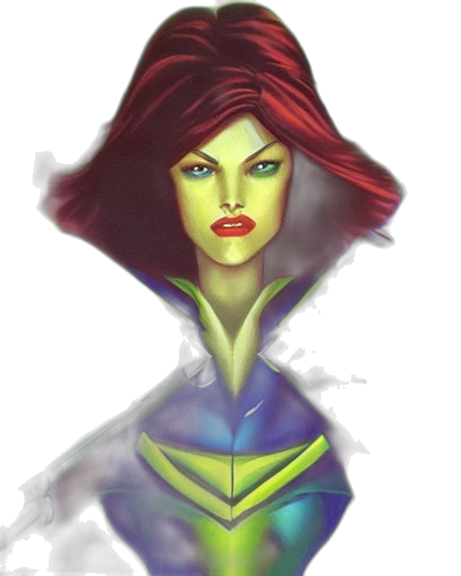 face, fantasy art, concept art, comic book art transparent PNG cut-out