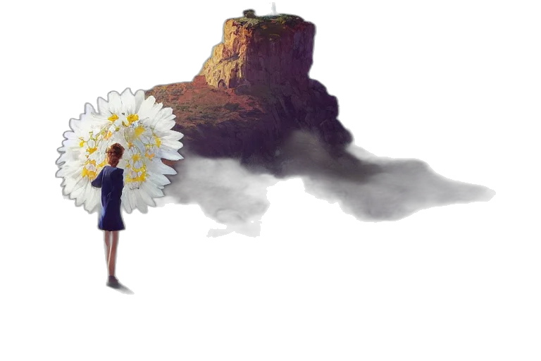 flower, crown, dress, concept art transparent PNG cut-out