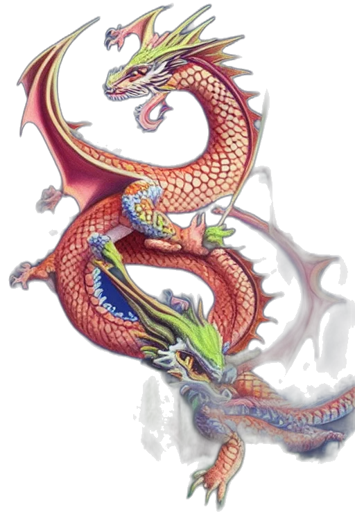 dragon, staff, sword, weapon transparent PNG cut-out