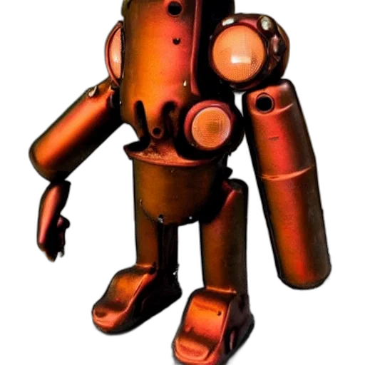 robot, weapon, staff, creature transparent PNG cut-out