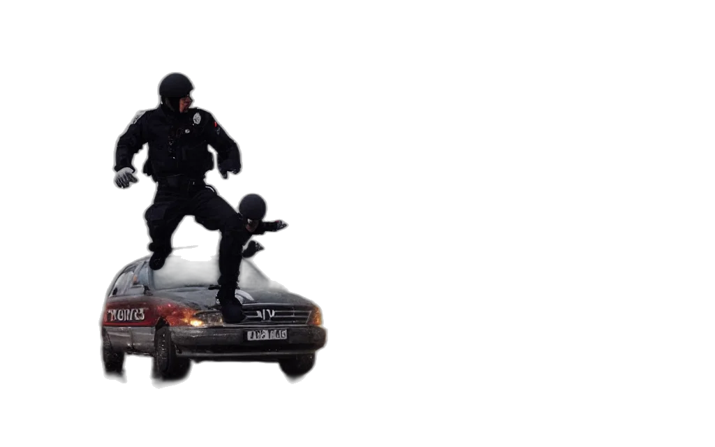 car, weapon, robot, concept art transparent PNG cut-out