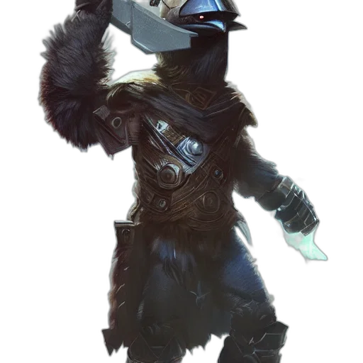animal, staff, mask, creature transparent PNG cut-out