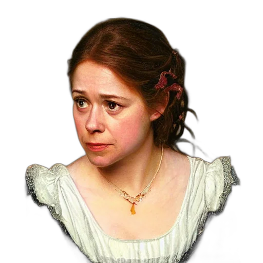 face, jewelry, staff, dress transparent PNG cut-out