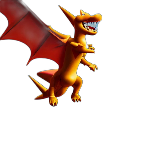dragon, creature, animal, staff transparent PNG cut-out