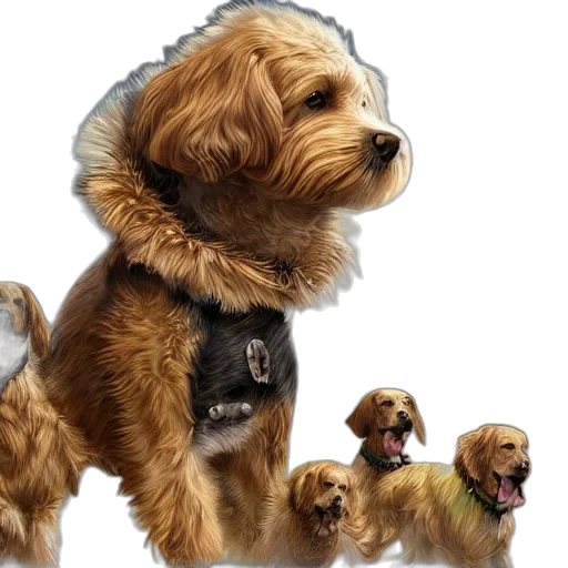 animal, staff, photorealistic, concept art transparent PNG cut-out