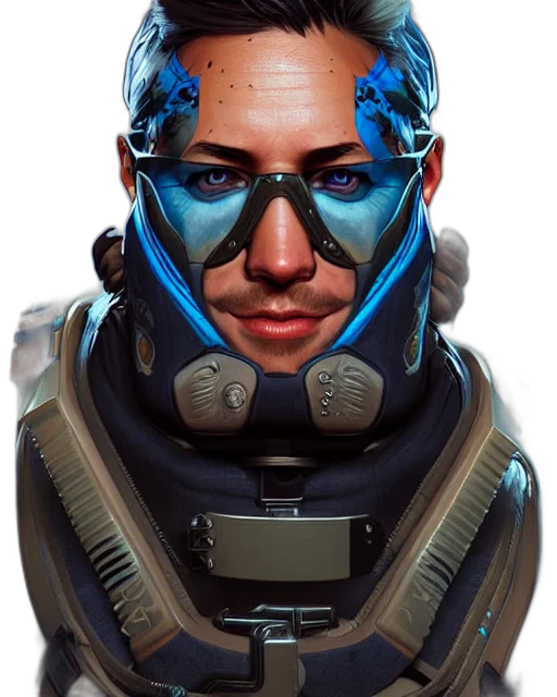 face, mask, robot, staff transparent PNG cut-out
