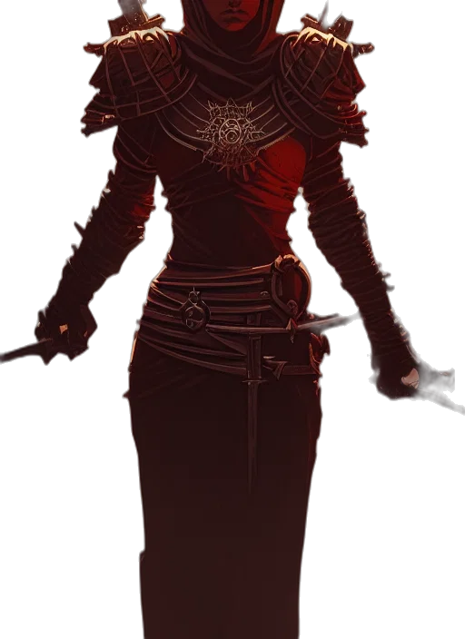 staff, sword, dress, mask transparent PNG cut-out