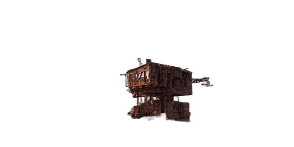 furniture, weapon, building, robot transparent PNG cut-out