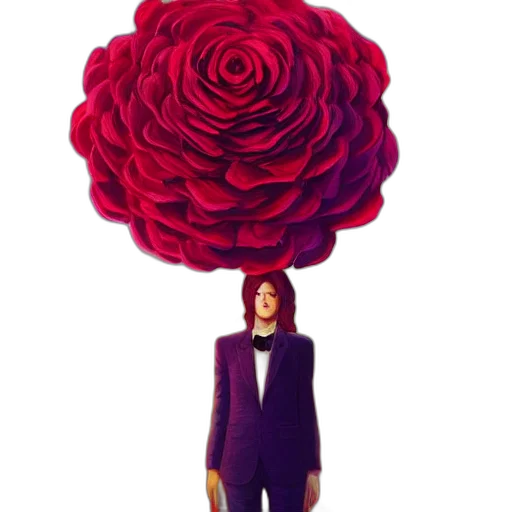 flower, umbrella, crown, jacket transparent PNG cut-out