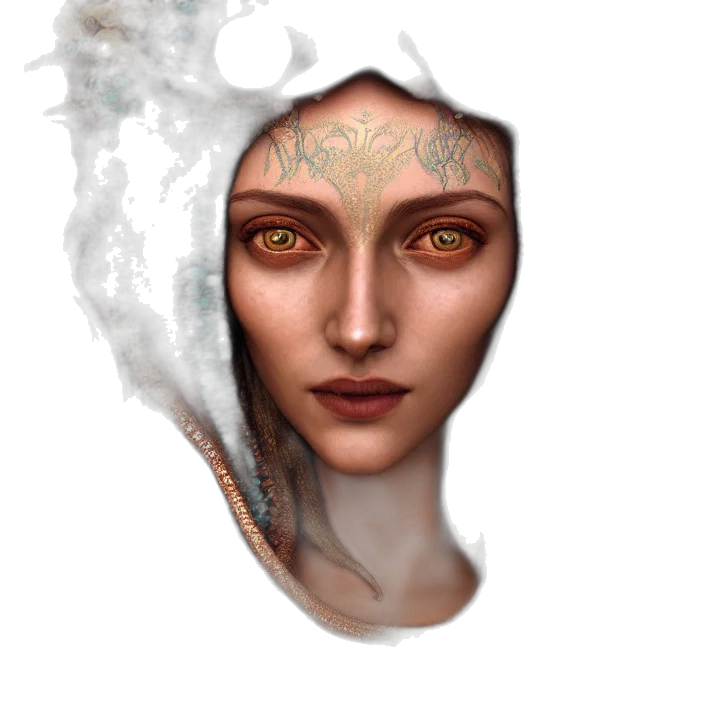 face, mask, jewelry, dragon transparent PNG cut-out
