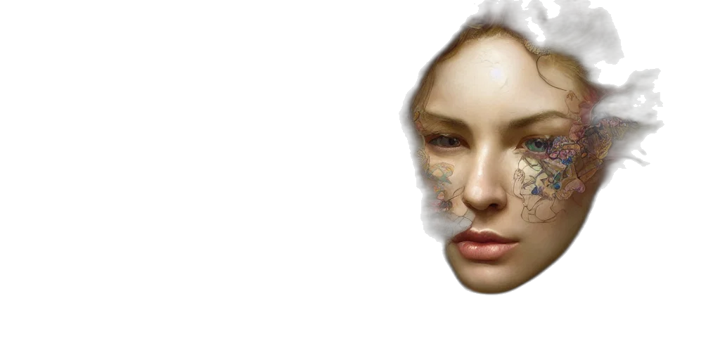 face, mask, jewelry, robot transparent PNG cut-out
