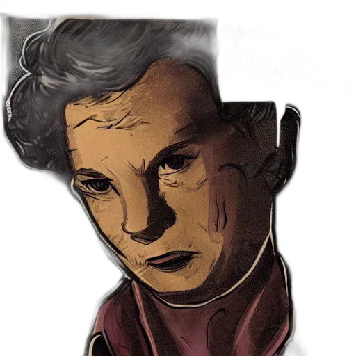 face, mask, jacket, staff transparent PNG cut-out