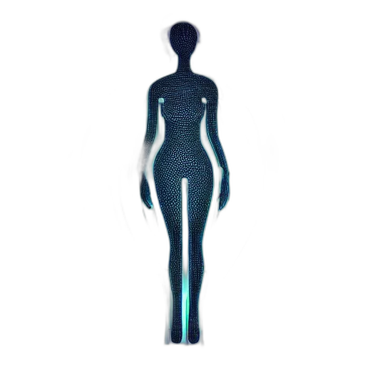 dress, robot, creature, staff transparent PNG cut-out