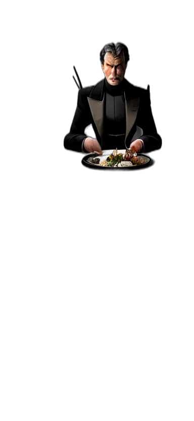 food, staff, robot, face transparent PNG cut-out