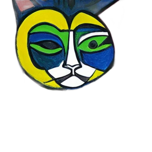 mask, cartoon, fantasy art, pixel art transparent PNG cut-out