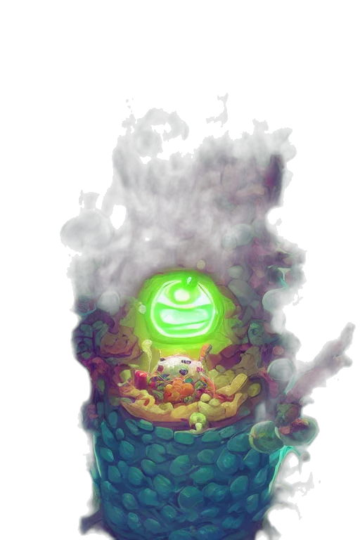 staff, mask, crown, bottle transparent PNG cut-out